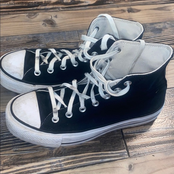 Converse Chick Taylor Lift Platform Canvas shoes size 8.5 - Picture 3 of 6